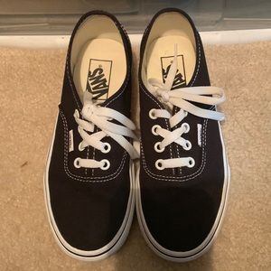 Black vans!! Size 6.5 !!
